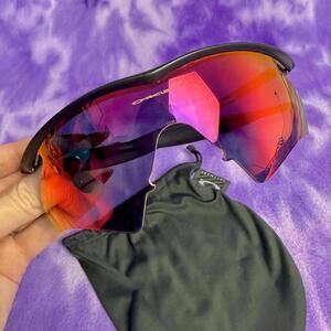 Oakley M fram sunglasses in orage pink color